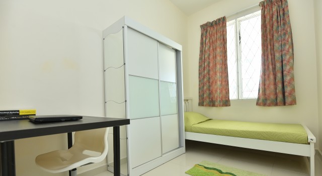 room for rent, medium room, tropicana indah, Room For Rent at Tropicana Indah With 24hrs Security & Free Maintenance