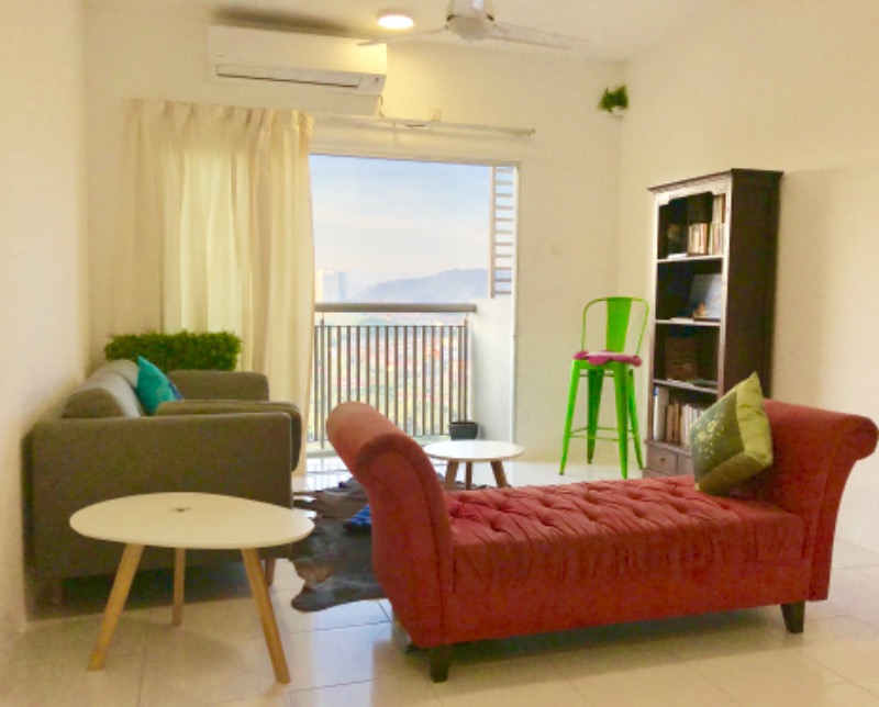 room for rent, master room, alam damai, Master room + single room with great view