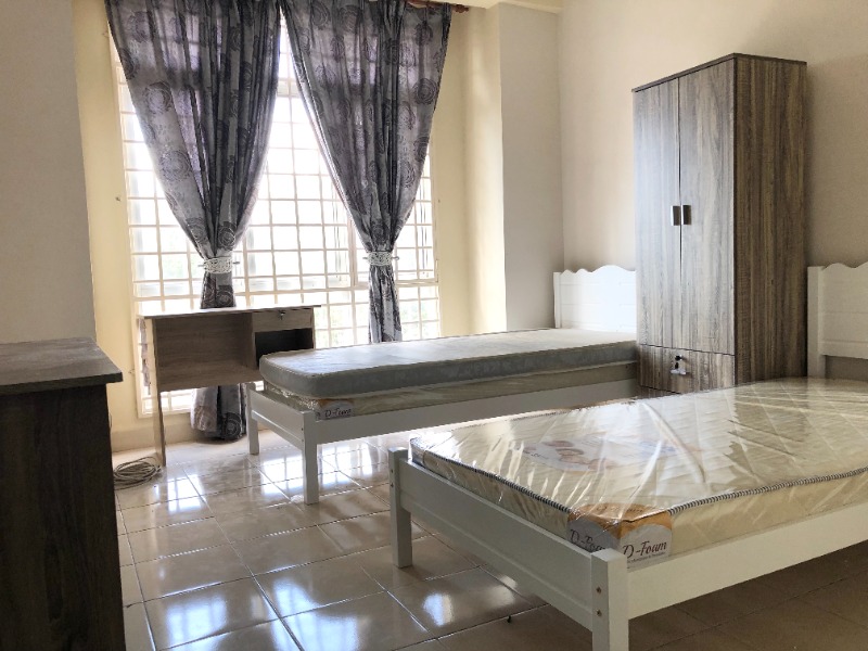 room for rent, apartment, subang bestari, 1 bulan Deposit Rumah Sewa Fully Furnished Damai Apartment dekat Kwasa Sentral MRT
