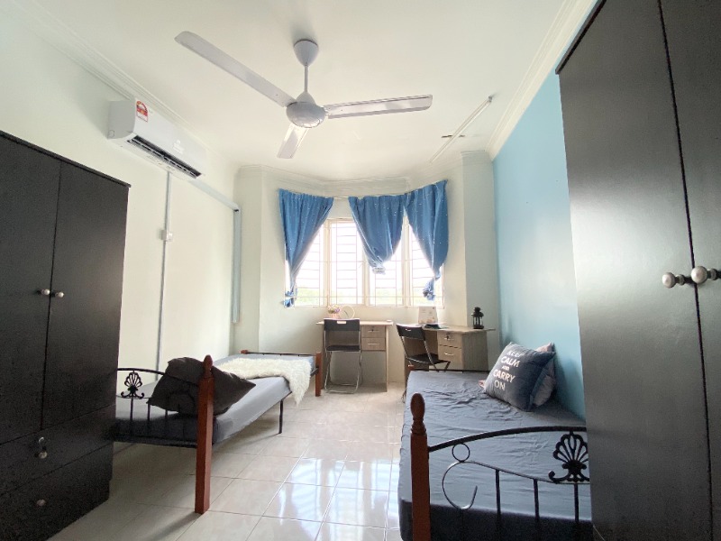 room for rent, single room, subang bestari, 0% Deposit Bilik Sewa Murah Fully Furnished Air Con free Wifi