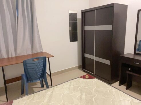 room for rent, medium room, ara damansara, (FEMALE)PACIFIC PLACE/MEDIUM ROOM/FULLY FURNISHED/LRT STATION