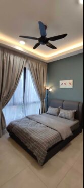room for rent, medium room, lorong sahabat, Master bathroom well furnished with private bathroom