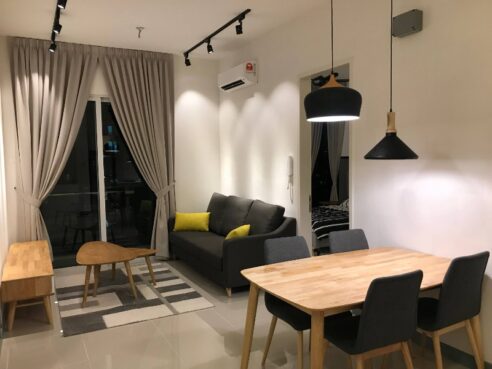 room for rent, studio, jalan klang lama, well furnished 2 bedroom with 2 bedroom