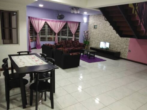room for rent, full unit, jalan ukay, Well furnished master bedroom and bathroom