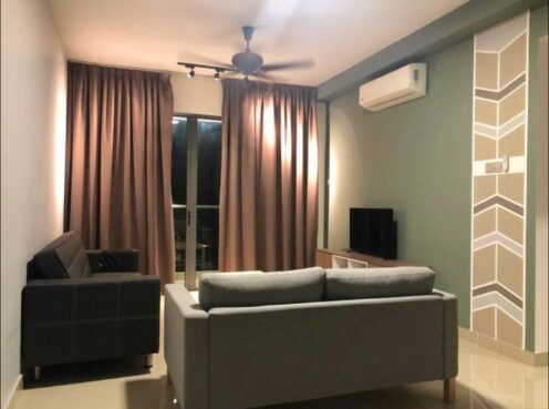 room for rent, full unit, jalan sentul pasar, One bedroom and a private bathroom 🚽 fully furnished