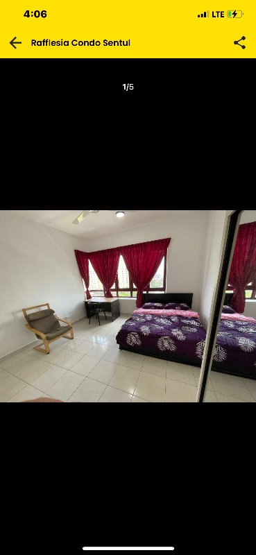 room for rent, studio, jalan seri wangsa 2, One Room For Rent @ Infiniti 3 Residensi Condominium @ Wangsa Maju