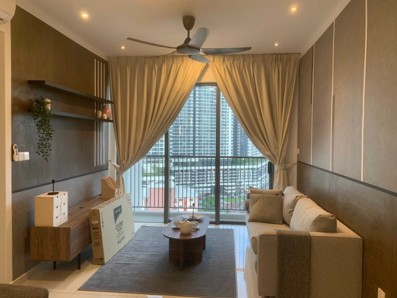 room for rent, full unit, aseana puteri condominiums, well furnished bedroom with private bedroom