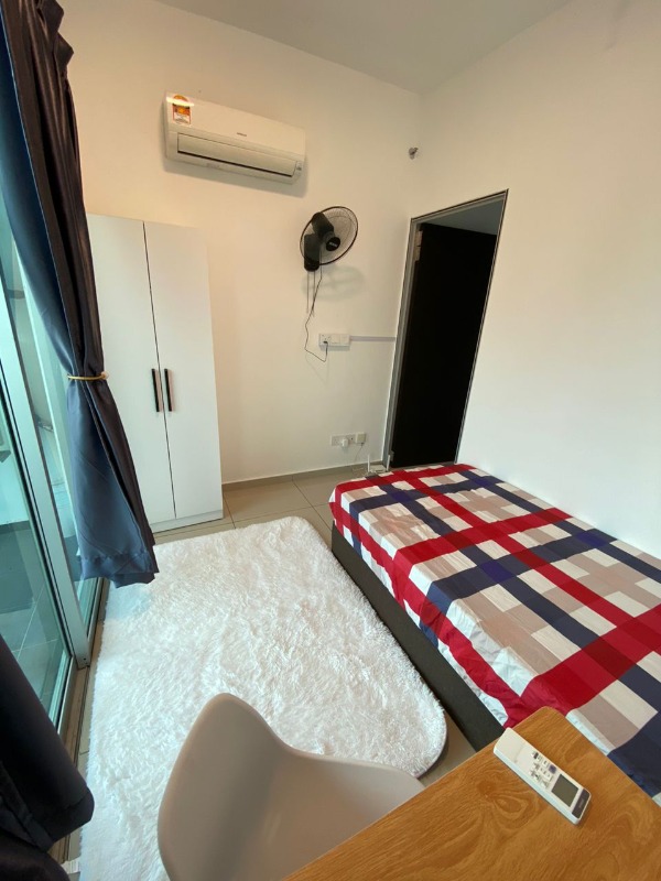 room for rent, medium room, bukit tengah, Private single room with nice city view