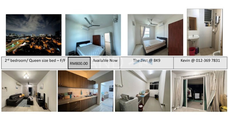 room for rent, medium room, bandar kinrara 9, Medium Room For Rent At The Zest, BK9, Bandar Kinrara 9, bukit jalil, pavilion.