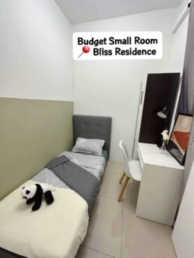 room for rent, single room, jalan klang lama, Low Deposit‼️ Fully Furnished ‼️ Single Partition Room at Bliss Residence Old Klang Road
