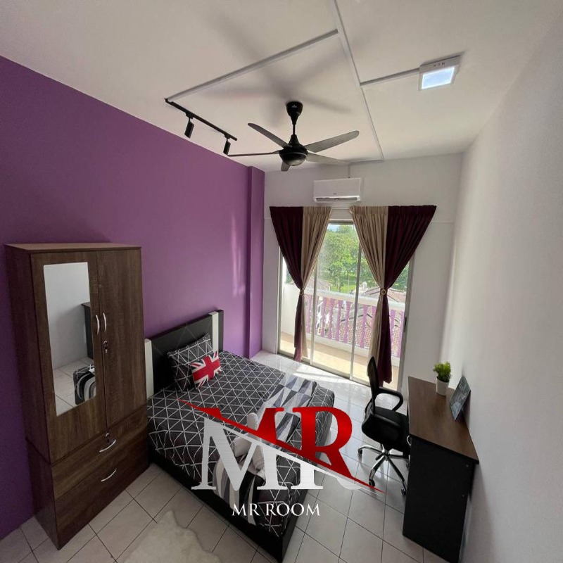 room for rent, single room, jalan pasir emas, Sri Ria Apartment Room with Good View