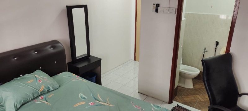 room for rent, master room, jalan pasir emas, [MALE UNIT]👱‍♂️FULLY FURNISHED✅ MASTER ROOM SRI RIA APARTMENT