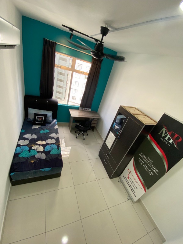 room for rent, medium room, bukit jalil, Paraiso Residence Medium Room with Aircond