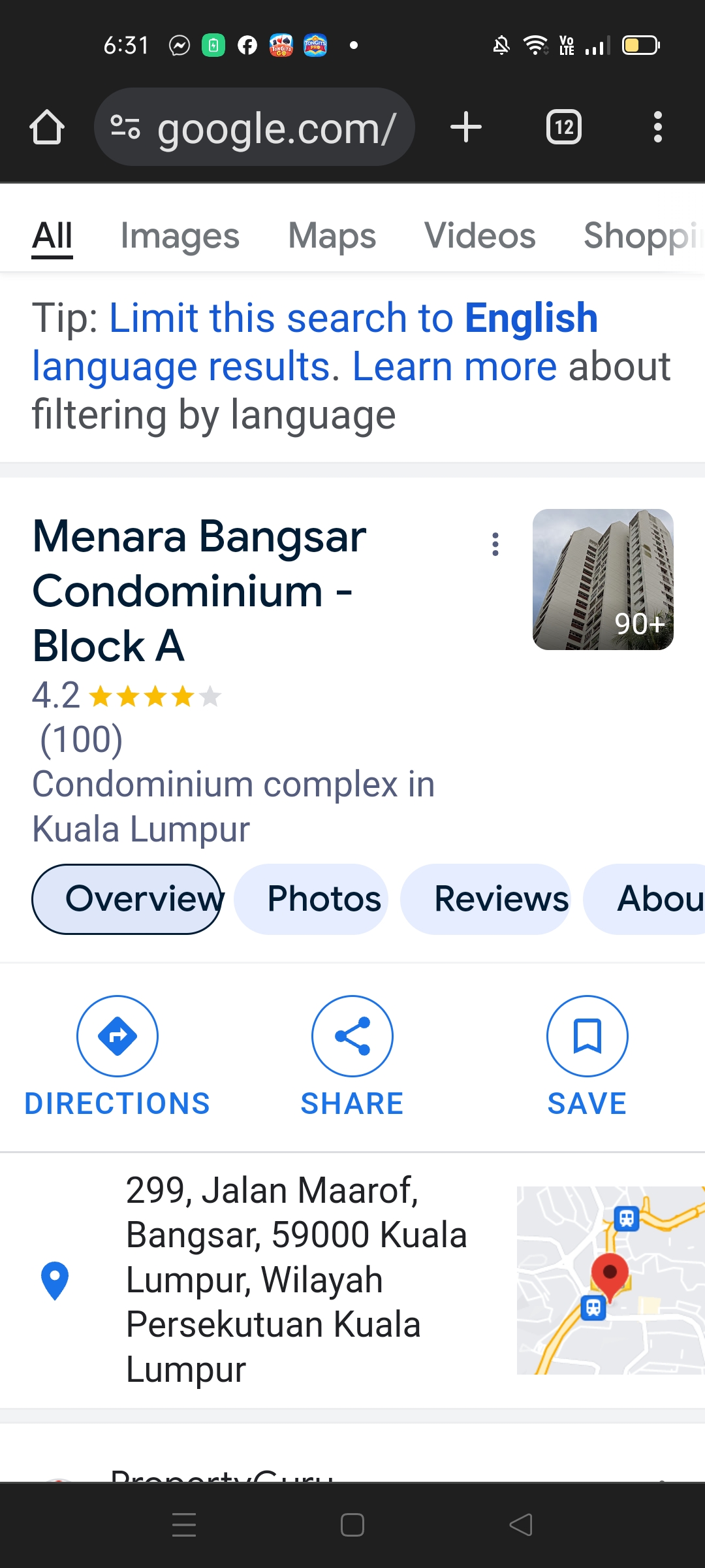 room for rent, master room, 59000 kuala lumpur, Menara bangsar condo