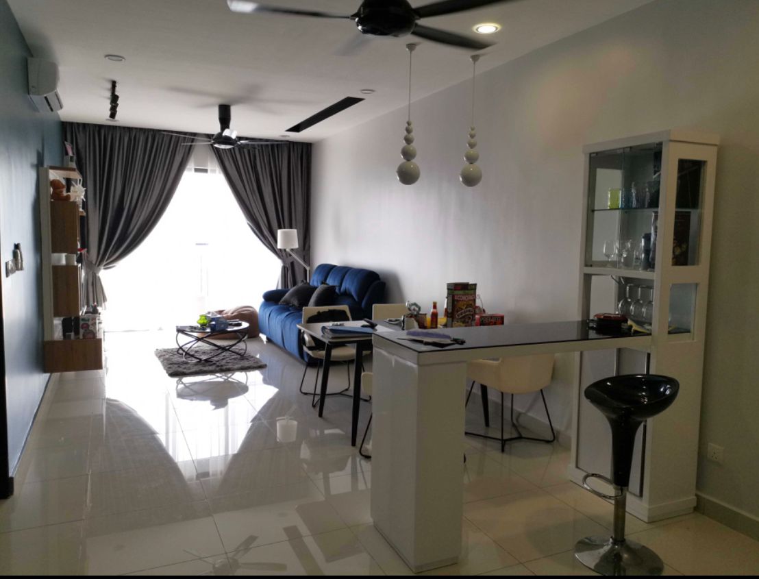 room for rent, studio, bercham tropicana, FULLY FURNISHED 1BEDROOM COMFORTABLE FOR RENT