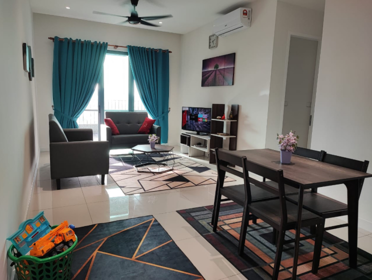 room for rent, full unit, titiwangsa, Queen Bed in Master Room @ Titiwangsa, Kuala Lumpur Near PWTC / Chow Kit / LRT Station 🚡
